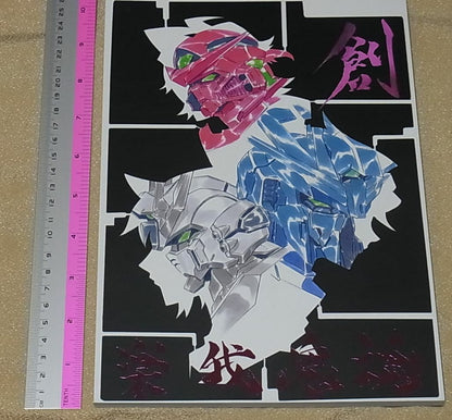 Masami Obari Robot Animation Art Work Book Gundam Build Fighters Key Frame Art 