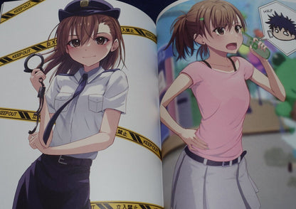 Dai3Keitai K A Certain Scientific Railgun Mikoto Misaka Fan Art Book & Goods Set 