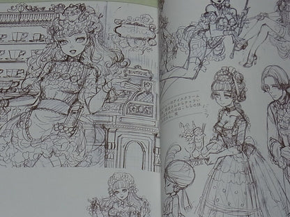 Sakizo Color Art Book Girl Meets Sweets ALA CARTE 