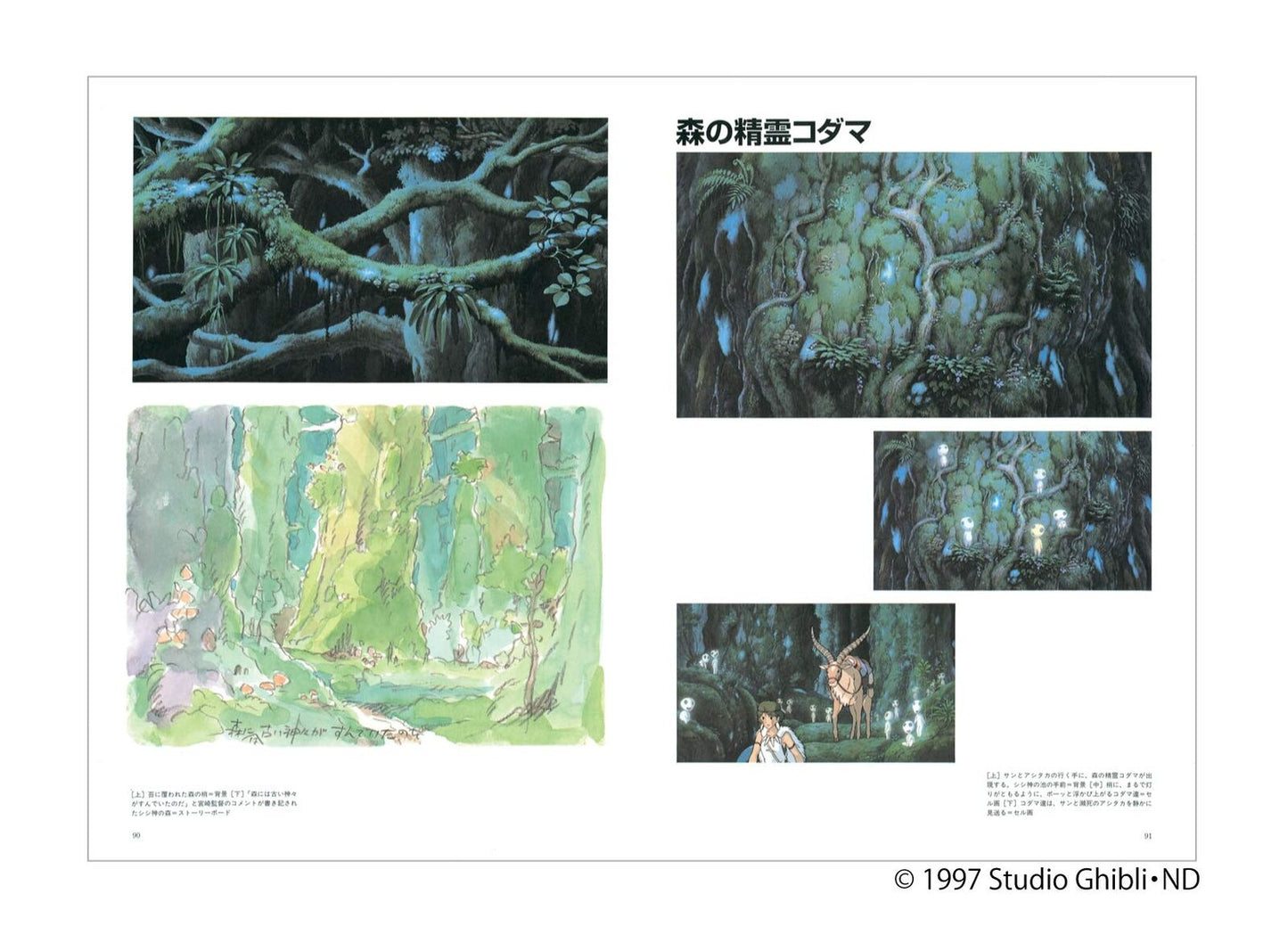 Hayao Miyazaki The Art of Princess Mononoke 