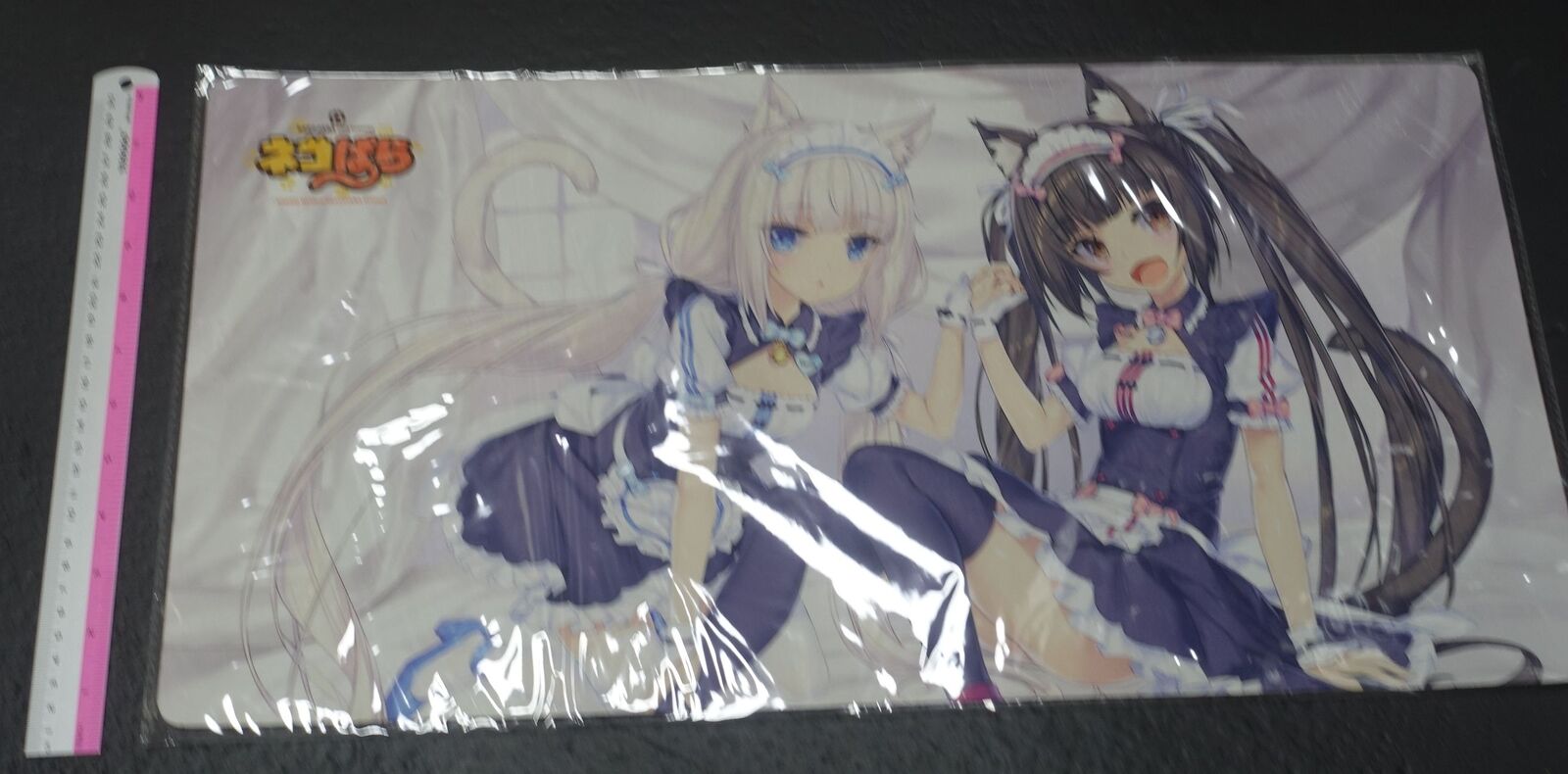 NEKO WORKs NEKOPARA 60 x 30 cm Rubber Mat Vanilla & Chocola 
