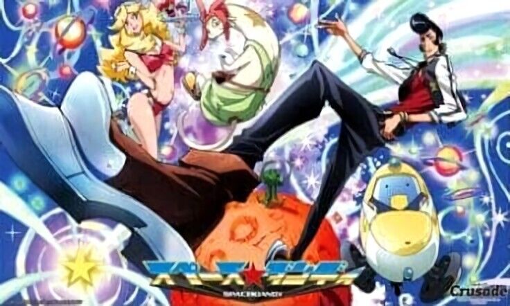 Space Dandy Rubber Card Game Play Mat 30 x 50 cm 