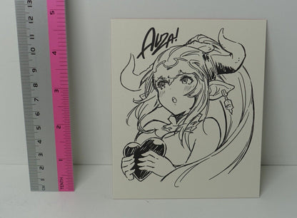 Granblue Fantasy Gift in Return for Valentine's Day Art Board Aliza 