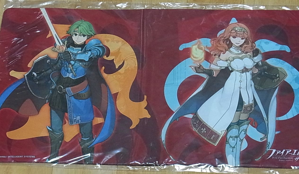 Fire Emblem Echoes Card Game Rubber Play Mat Alm & Celica Go! Go! Summer Tour 