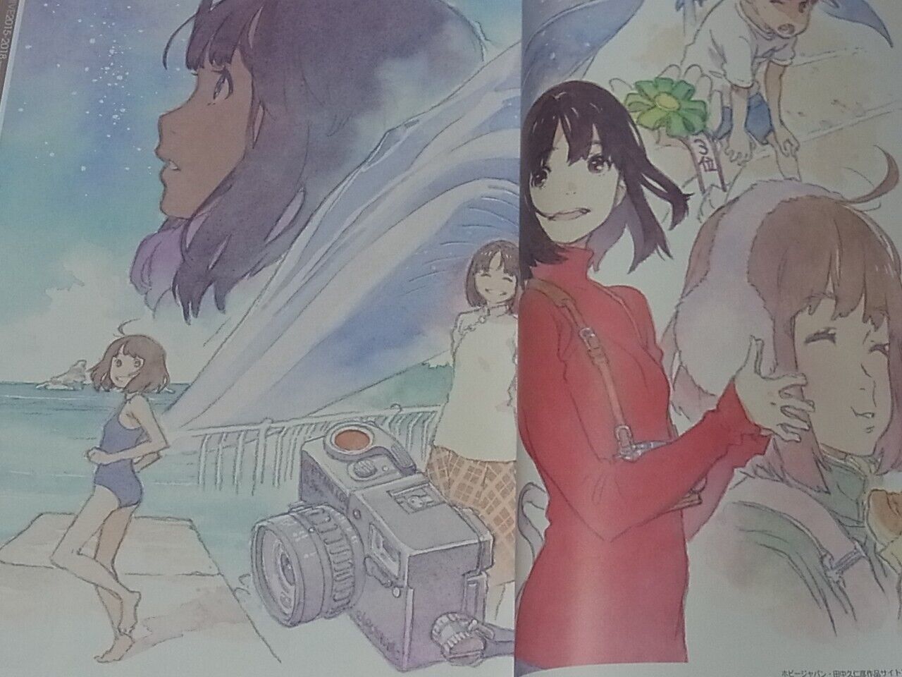 Kunihiko Tanaka Rough Illustration Art Book Rough ARCHIVE 2015-2018 104page 