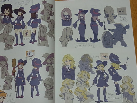 Little Witch Academia The Enchanted Parade Art Book 100page 