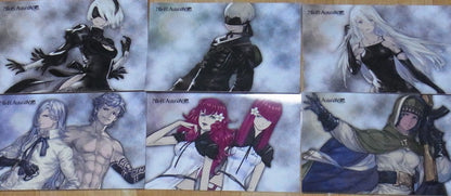Nier Automata Illustration Art Post Card 6 SET 