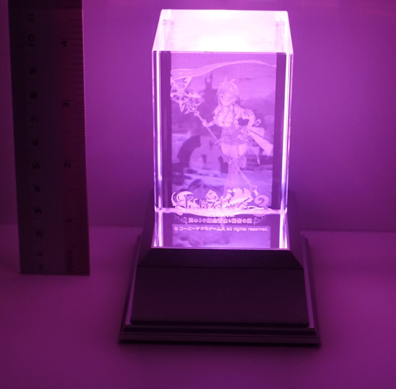 Atelier Ryza 3 Alchemist of the End & the Secret Key 3D Crystal & LED Pedestal 