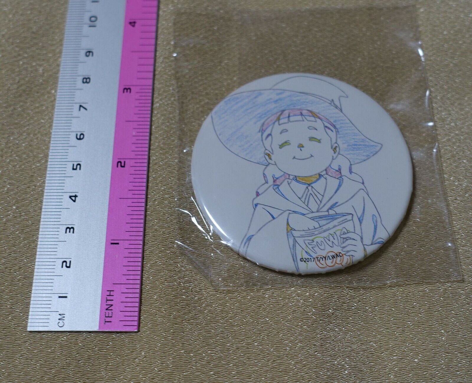 Little Witch Academia Steel Badge Jasminka 