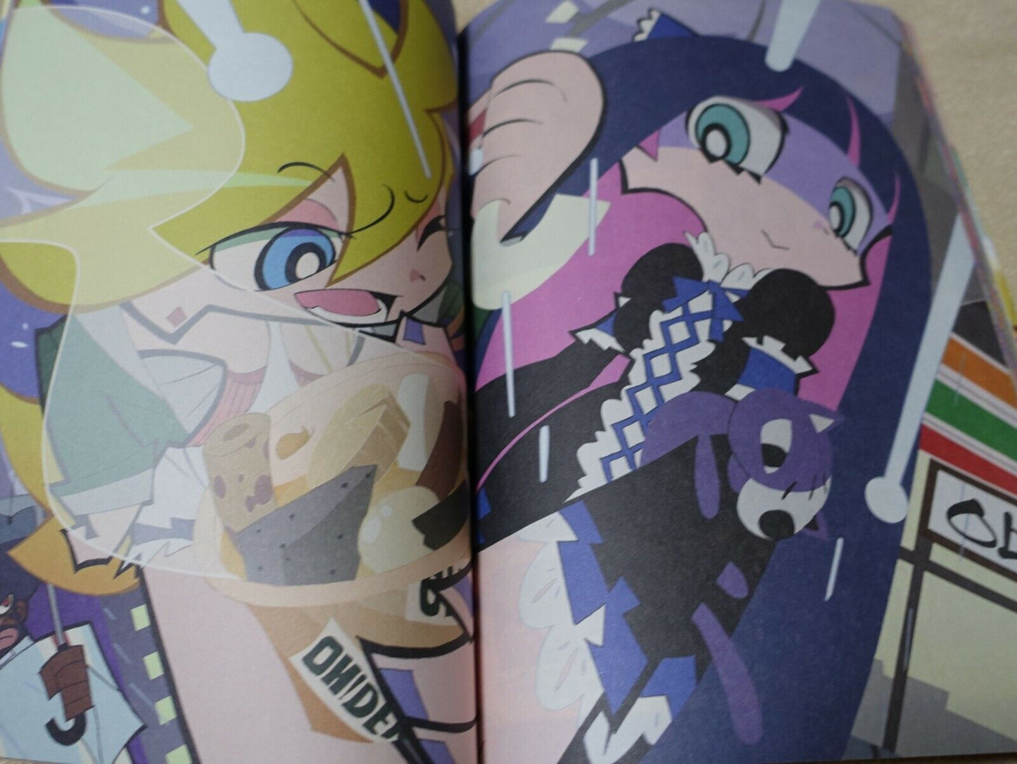 Panty and Stocking Design Data Illustration Art Book DATENCITY PAPARAZZI & 