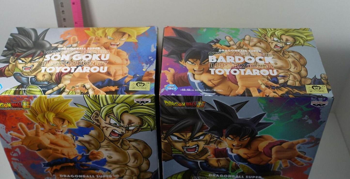 Banpresto Dragon Ball Toyotarou Design Figure Goku & Bardock Statue 