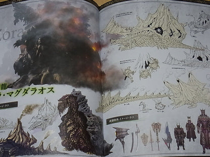 MONSTER HUNTER WORLD & ICEBORNE ART BOOK SET Monster Designs Hard Cover 