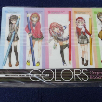 Kantoku Original Art PVC Book Mark 5 Set Afterschool of the 5th year 