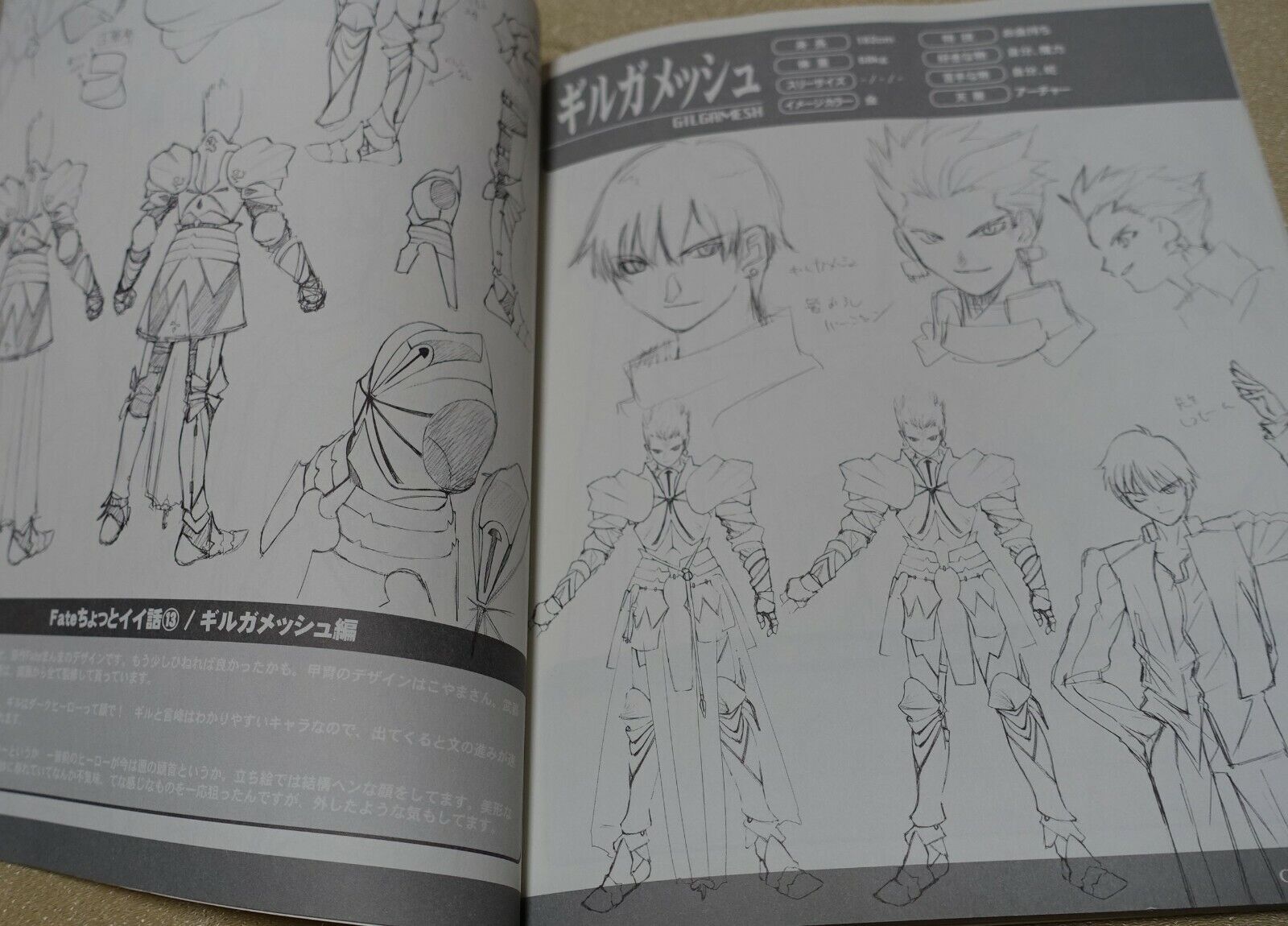 Fate Stay Night Setting Art Book Fate Side Material 