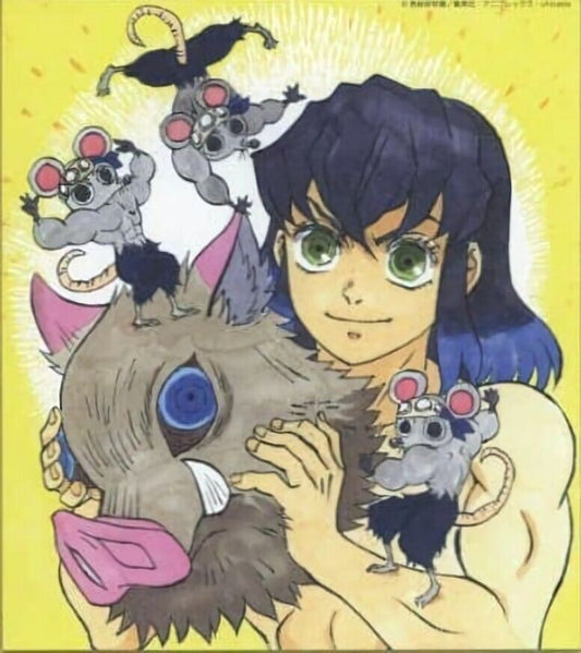 ufotable Kimetsu no Yaiba Demon Slayer Printed Shikishi Art Board Inosuke A 