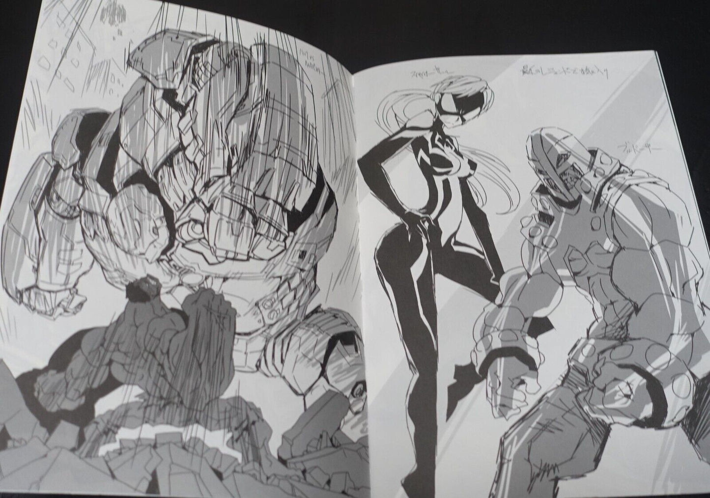 Hiroyuki Imaishi Event Exclusive Illustration Art Book 3 Set 