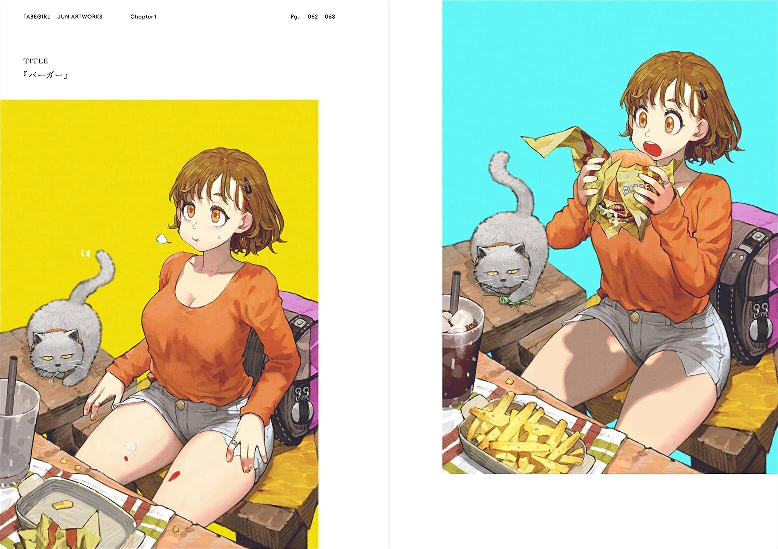 TABEGIRL JUN Illustration Art Work Book 