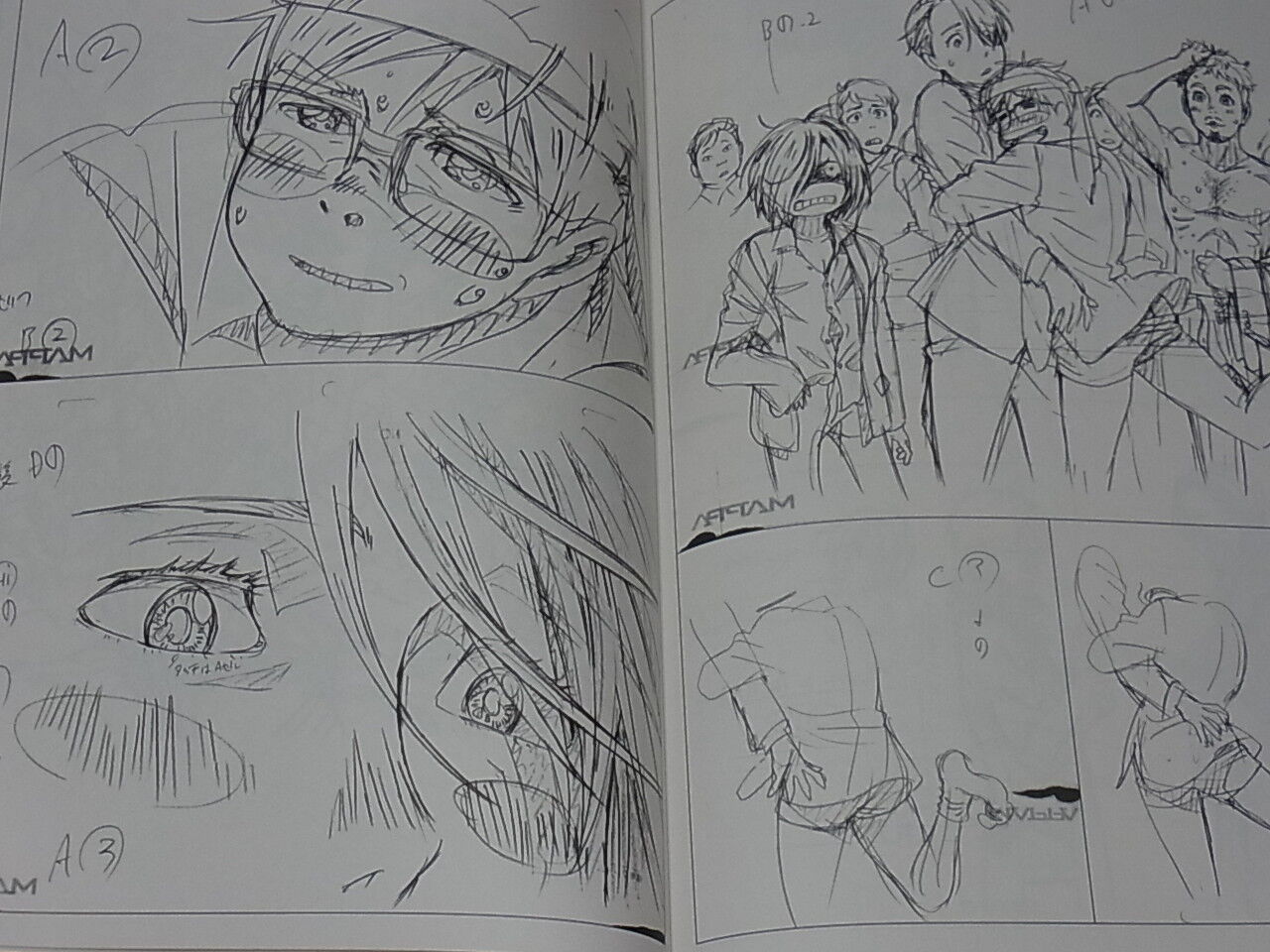 Animation YURI ON ICE Staff Illustration Art Doujinshi 
