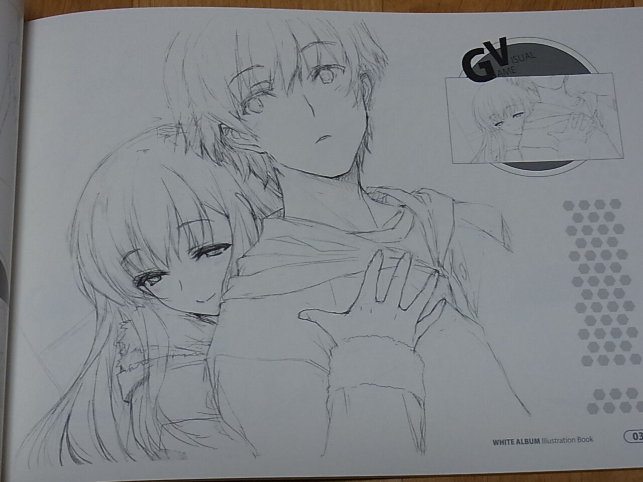AQUAPLUS Hisashi Katawa White ALBUM Illustration Book Rare 