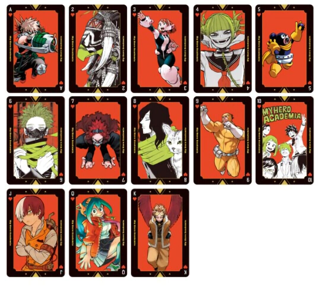 My Hero Academia Exhibition Event Goods Playing Cards Trump Card 
