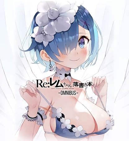 Gaou Re Zero Rem Color Fan Art Book Rakugaki hon with Clear File C98 