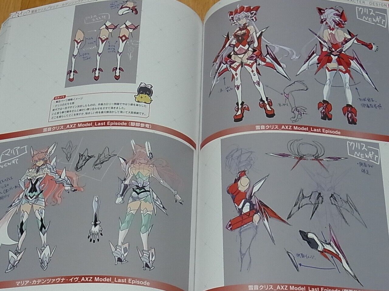 SYMPHOGEAR AXZ Setting Art Book DESIGN ARCHIVE 240page 