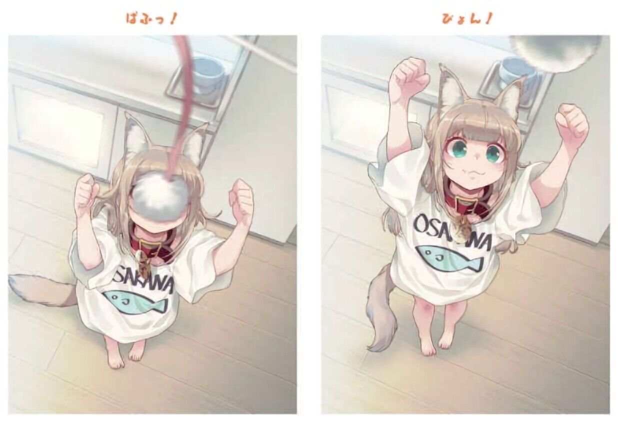 C99 Animal Machine Original Color Comic My Cat is a Kawaii Girl 1-3 