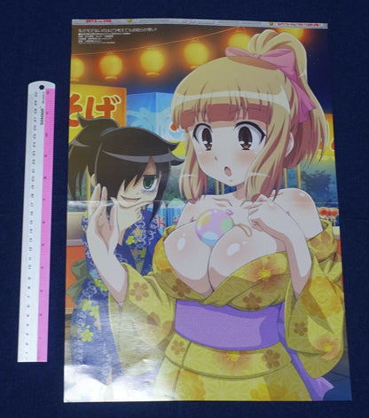 Watamote & Star Plus One! Reversible Poster Tomoko Kuroki & Yu Naruse 