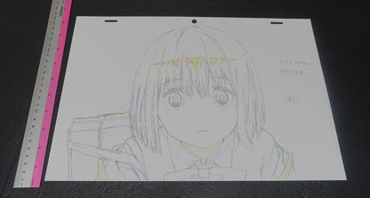 SSSS.GRIDMAN Reproduction Key Frame Art Sheet Akane A 