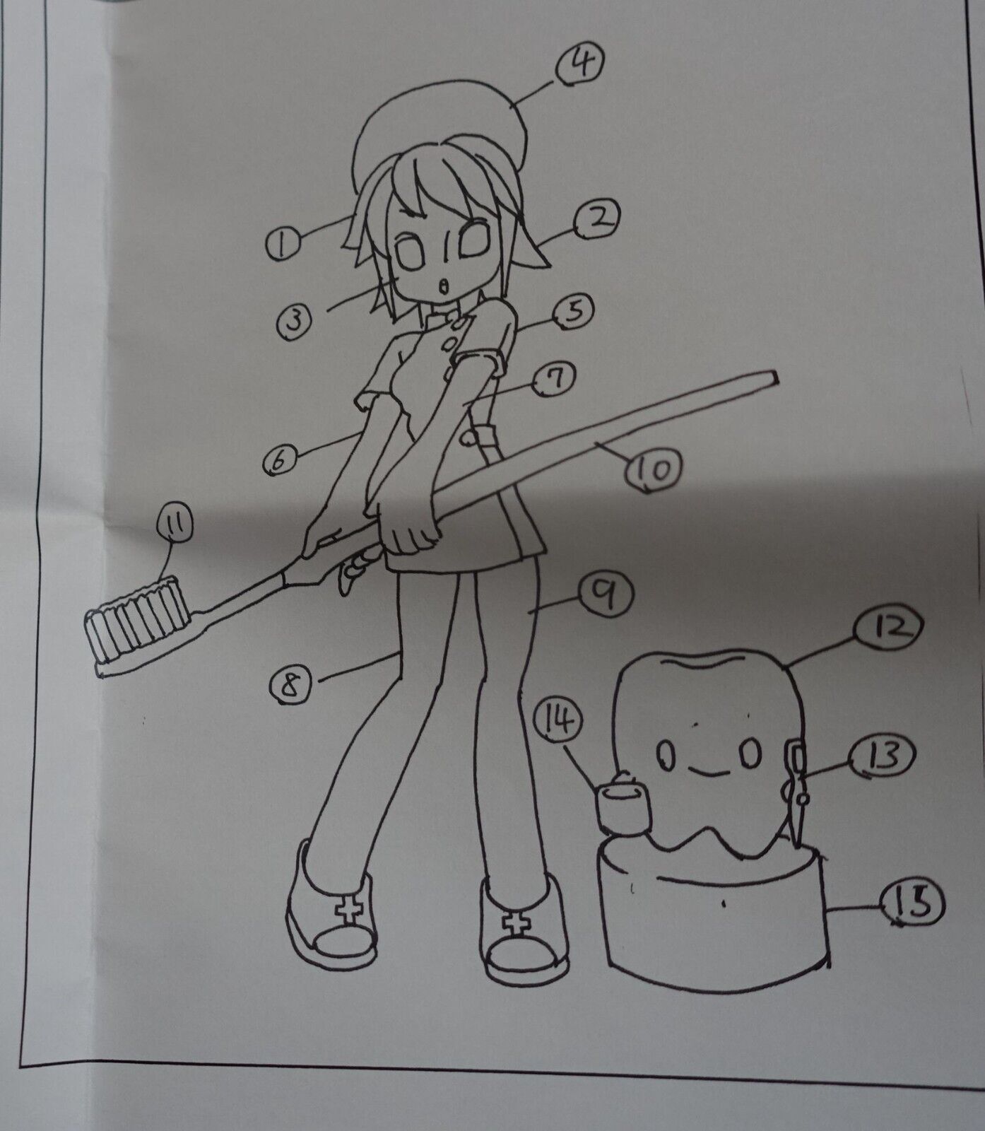 R.GLATT-CC Bad Dental Hygienist SHIKAYAMA CHAN Garage Kit 