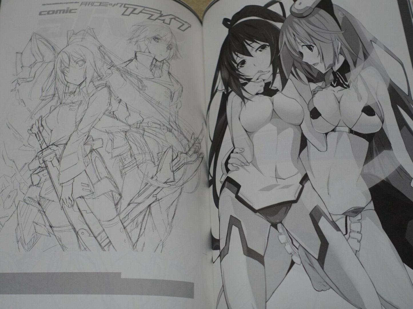okiura Infinite Stratos Character Designer Design Work Book 