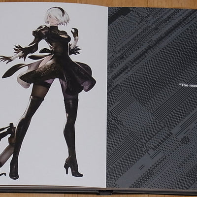 NieR Automata Black Box Edition's Hard Cover Art Book 