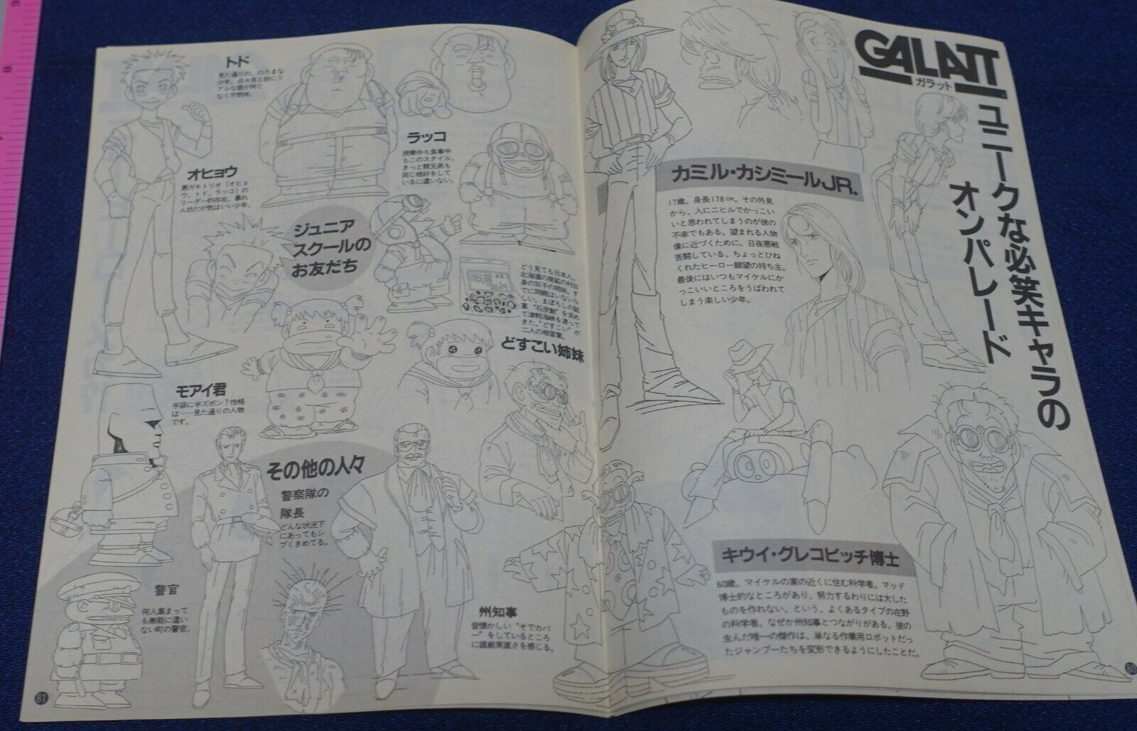 Cut Out Setting Art Article Choriki Robo Galatt 