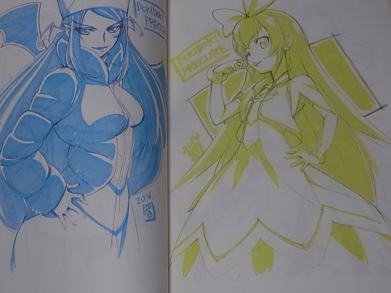Satoshi Koike Anime Illustration Works Noragami Soul Eater Sailor Moon Precure 