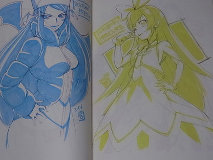 Satoshi Koike Anime Illustration Works Noragami Soul Eater Sailor Moon Precure 