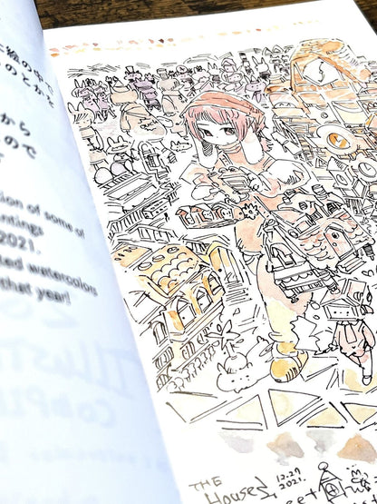 【Matsumura Kamikurou Illustration Art Work Book、E021 ILLUSTRATION COMPIRATION 
