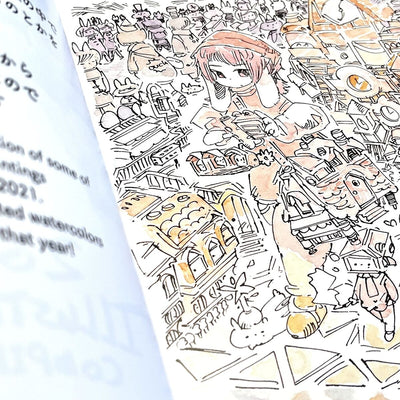 【Matsumura Kamikurou Illustration Art Work Book、E021 ILLUSTRATION COMPIRATION 