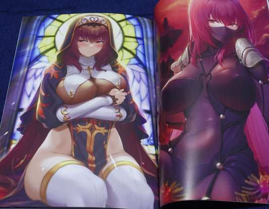 Okita Kun Fate Grand Order FGO SCATHACH Fan Art Book & Sticker Set C101 
