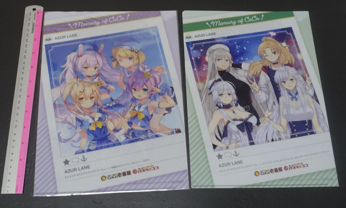 Yostar Azur Lane PVC Art Sheet Clear File Set TawkeHt & NOSHIRO 