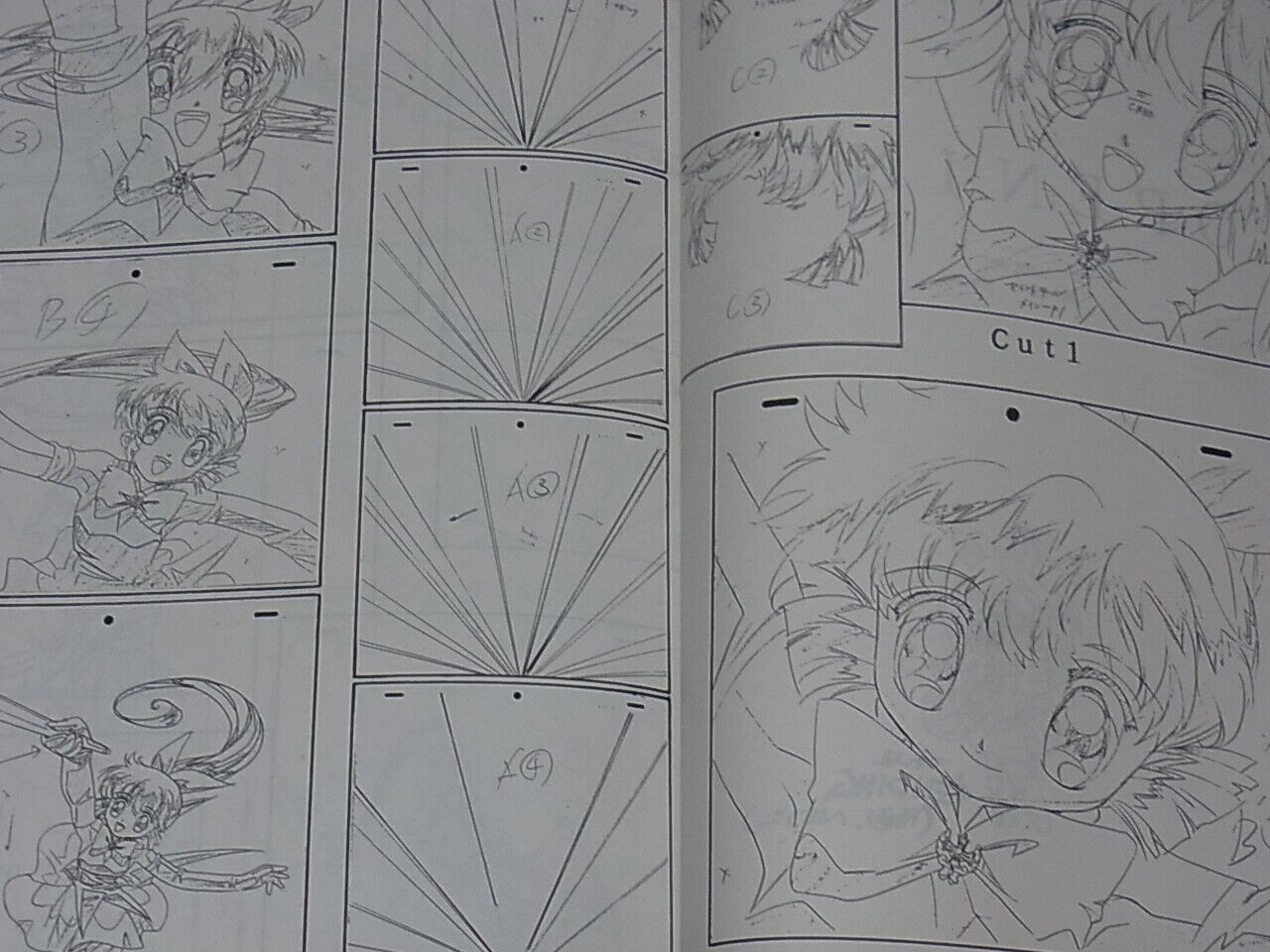 Animation Saint Tail Key Frame & Illustration Art Book Gengasyuu 