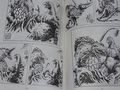 SHINJI NISHIKAWA GODZILLA Illustration Art Book CONVENTION SKETCH BOOK in USA 