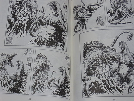 SHINJI NISHIKAWA GODZILLA Illustration Art Book CONVENTION SKETCH BOOK in USA 