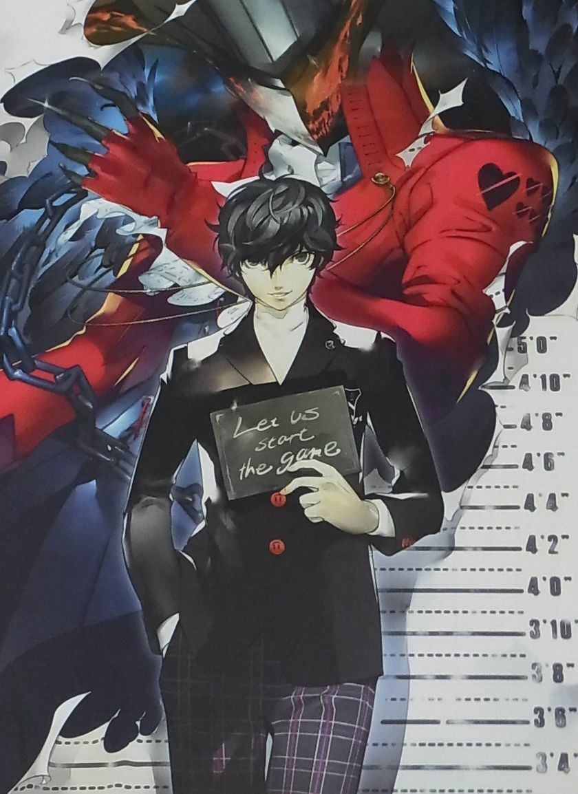 Persona5 Visual Clear A3 Size Plastic Poster 4 Pieces Set Persona 5 