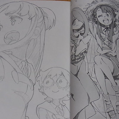 TRIGGER Little Witch Academia Animation Staff Illustration Book C92 RARE 