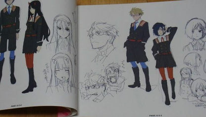 DARLING in the FRANXX Design Art Book The Art of DIF Vol.X & XX SET 