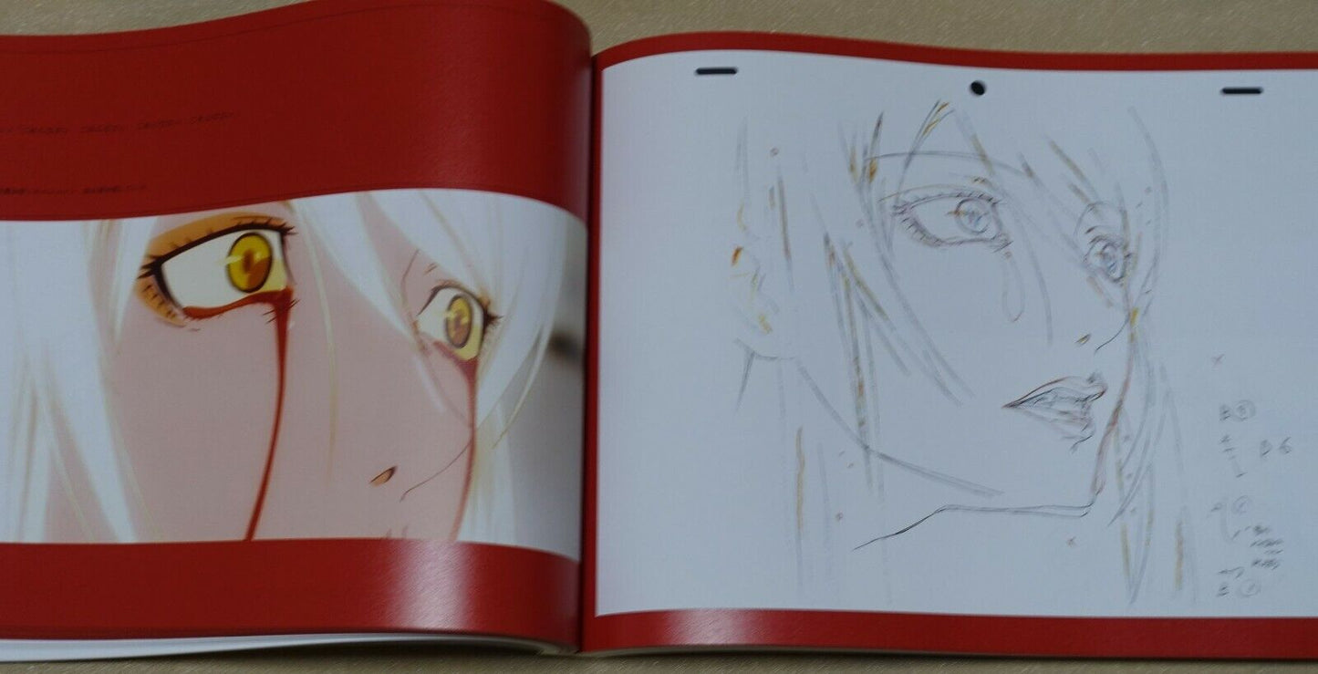 Kizumonogatari Tekketsu-hen Key Animation Note Art Book 308 page monogatari 