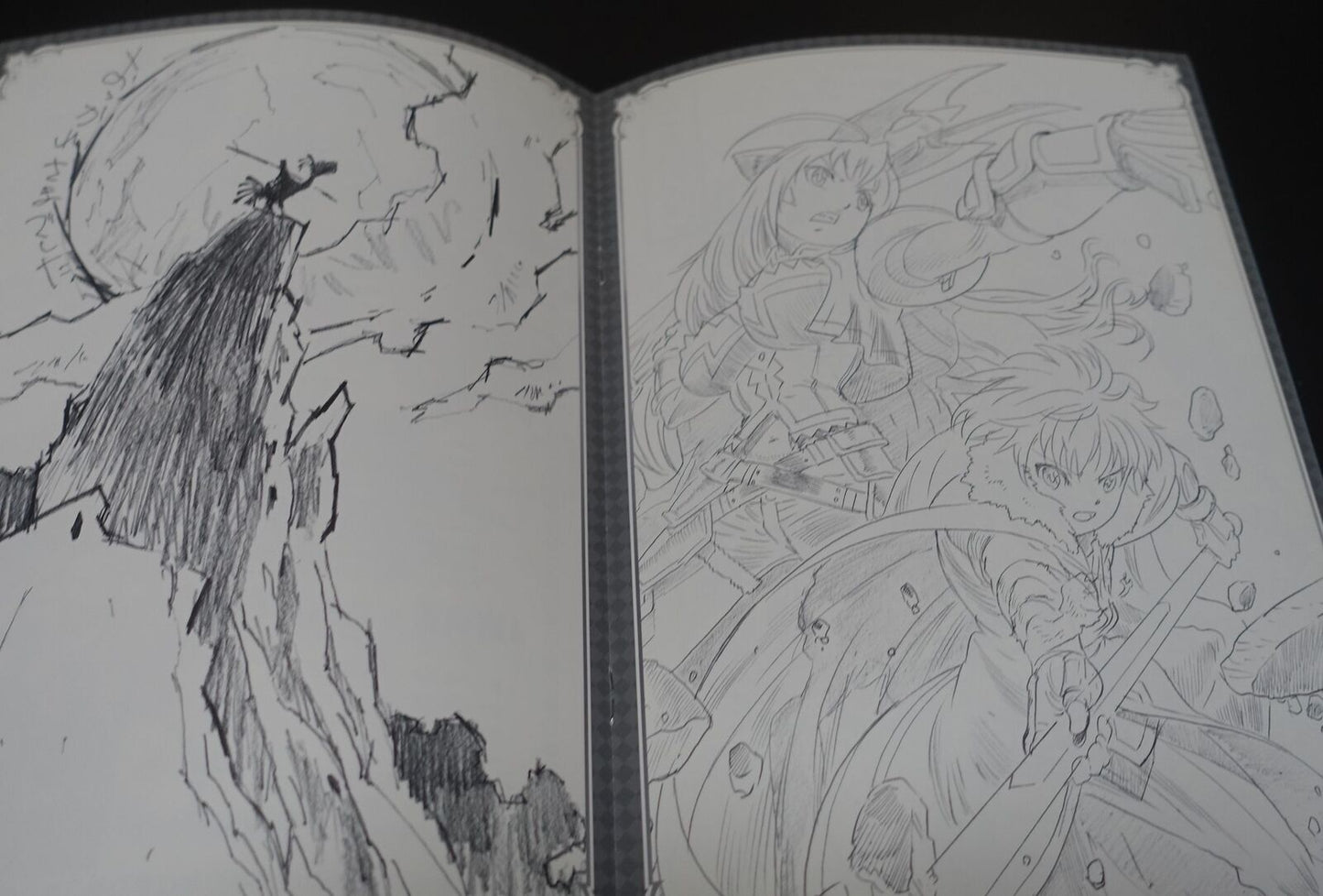 Animation Dog Days Staff Illustration Art Book 