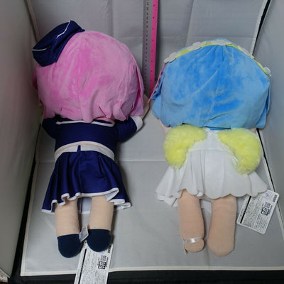 Re:Zero Flight Attendant Ram and Angel Rem Big Plush Doll Plushie Stuffed 