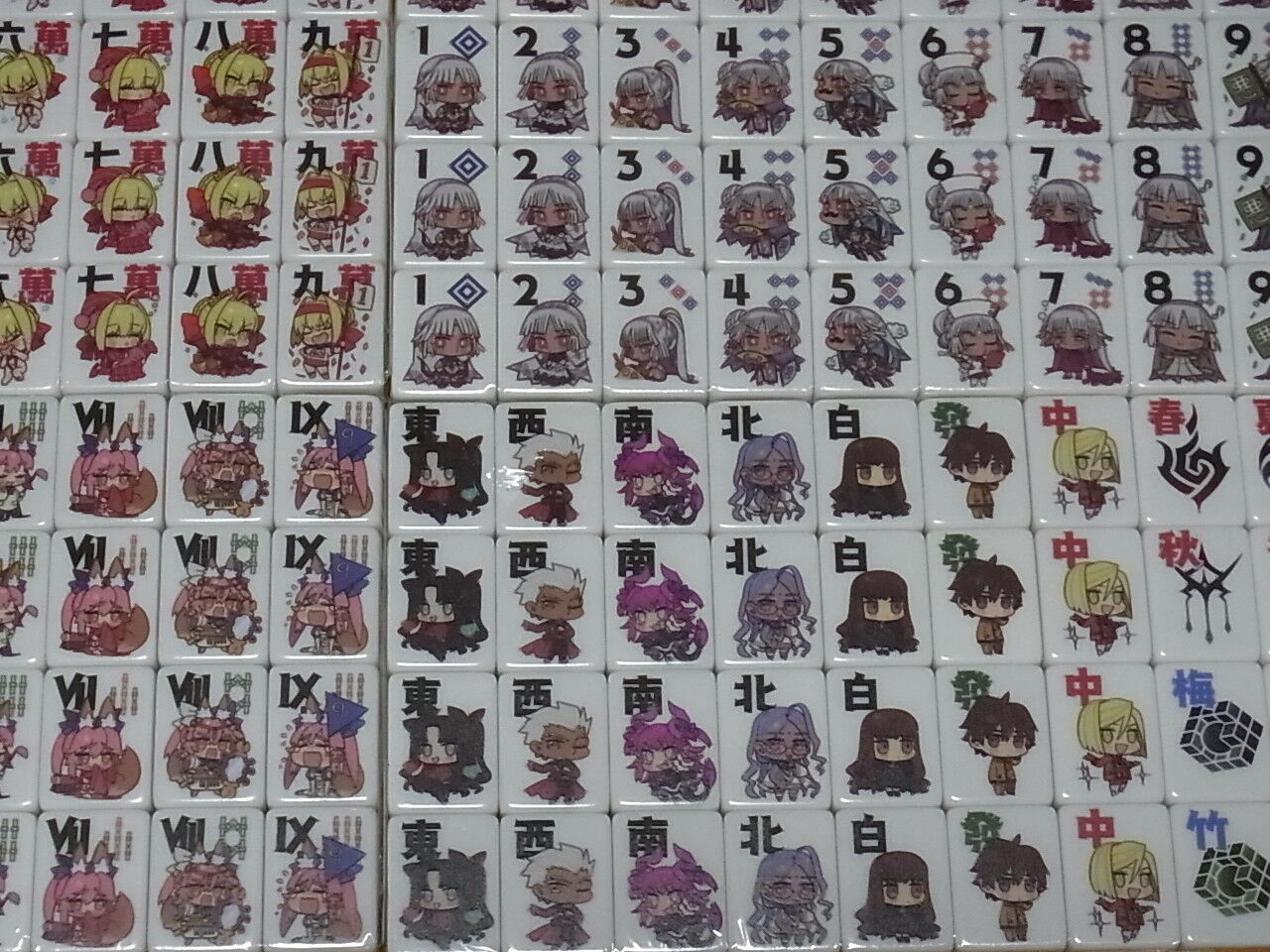 Fate EXTELLA LINK Holy Tile of the Moon Special Mahjong tiles SET Arco Wada 