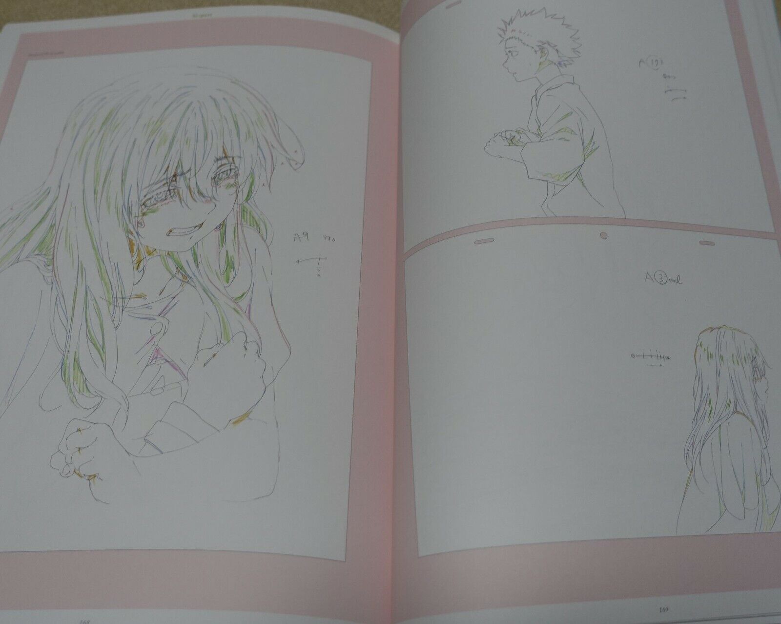 Kyoto Animation Movie A Silent Voice Koe no Katachi Key Frame Art Book 200page 